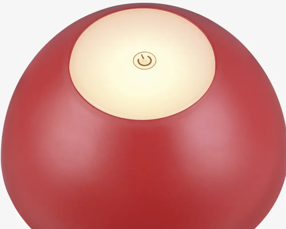 Online Daells Bolighus Bordlampe Ricardo H.30 cm Rød