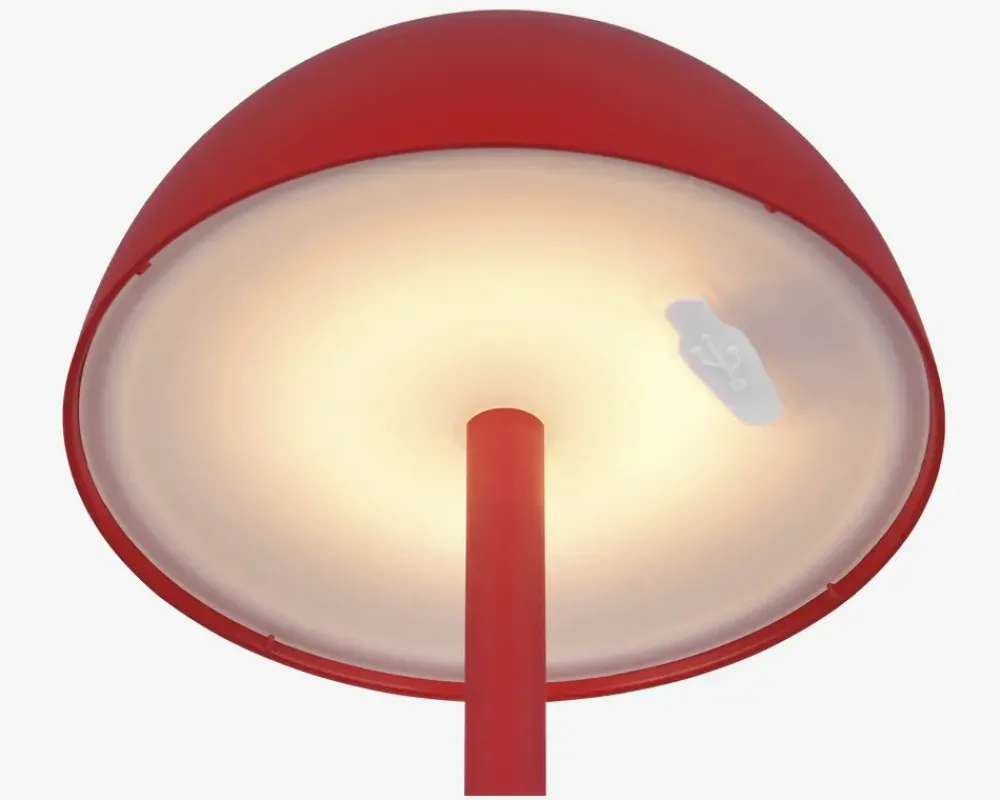 Online Daells Bolighus Bordlampe Ricardo H.30 cm Rød