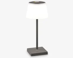 Sale Daells Bolighus Bordlampe Sanchez antracit H.30 cm Grå