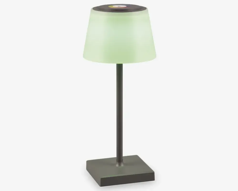 Sale Daells Bolighus Bordlampe Sanchez antracit H.30 cm Grå
