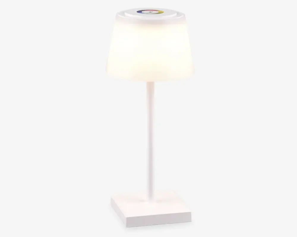 Best Daells Bolighus Bordlampe Sanchez mat H.30 cm Hvid