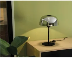 New Daells Bolighus Bordlampe Solo 2 Sort/Grå H.41,5 cm Sort, Grå