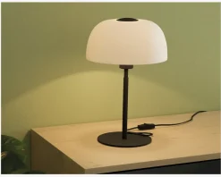 Clearance Daells Bolighus Bordlampe Solo 2 Sort/Hvid H.41,5 cm Sort, Hvid