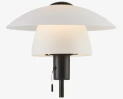 Clearance Daells Bolighus Bordlampe Verona Opal Hvid