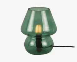 New Daells Bolighus Bordlampe Vintage Grøn H.18 cm