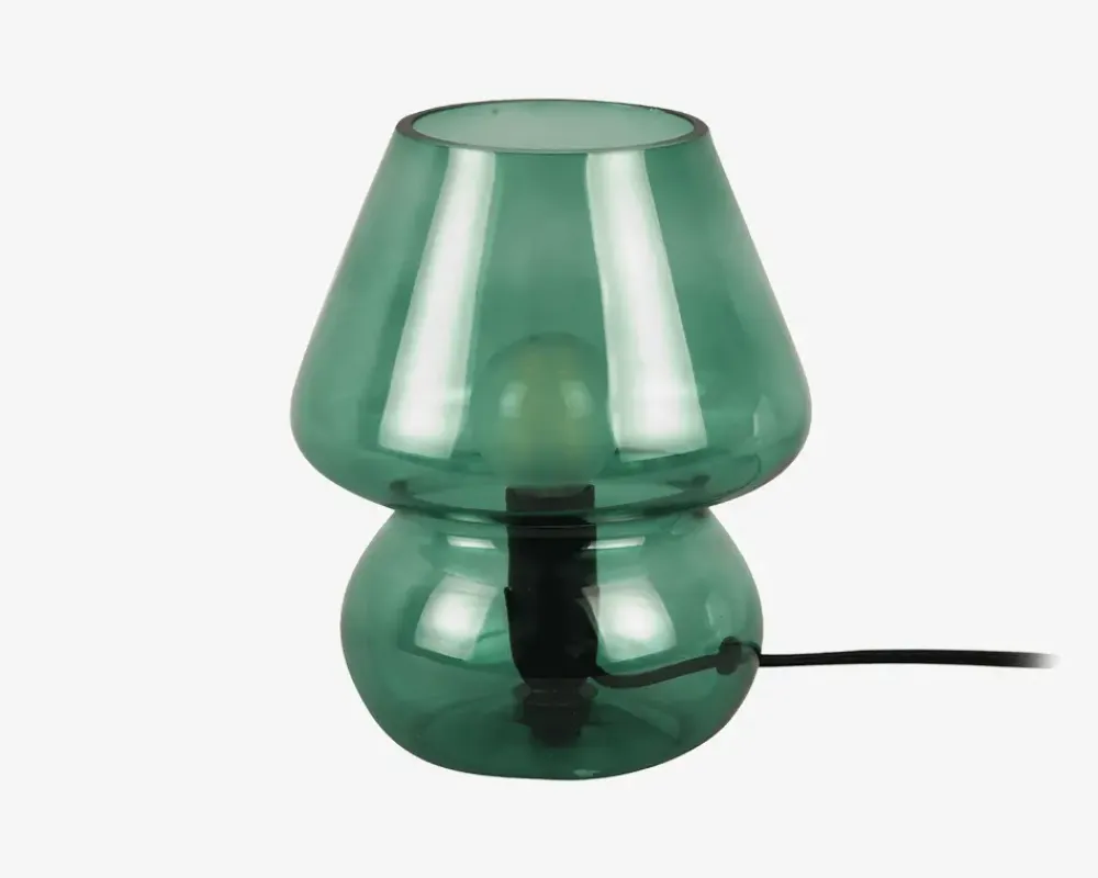 New Daells Bolighus Bordlampe Vintage Grøn H.18 cm