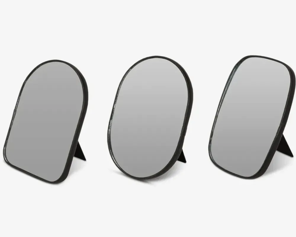 Outlet Daells Bolighus Bordspejl Sort H.22 x B.16 cm