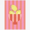 Outlet Daells Bolighus Bowl of lemons pink 30x40 cm