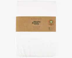 Online Daells Bolighus Boxlagen Percale 180x200 cm Hvid