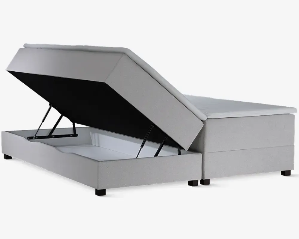 Hot Daells Bolighus Boxmadras med magasin 180 x 200 cm beige