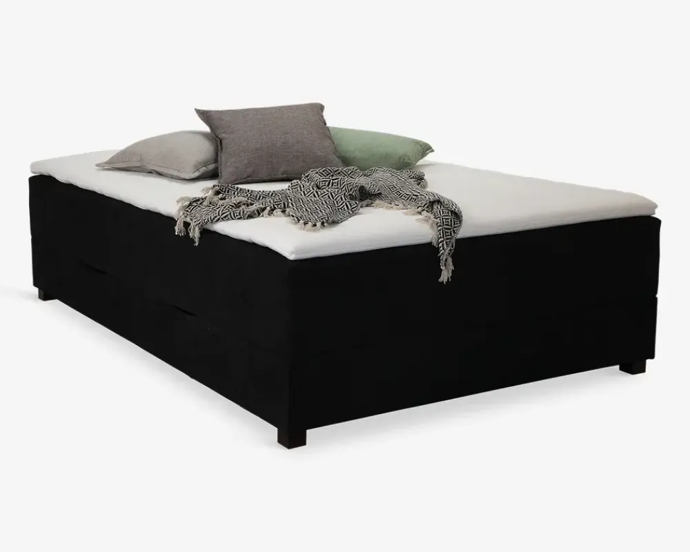 Daells Bolighus Boxmadras med magasin 140 x 200 cm sort