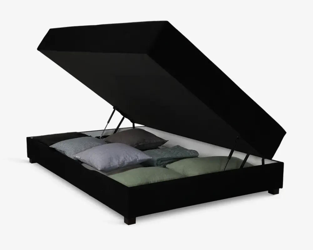 Daells Bolighus Boxmadras med magasin 140 x 200 cm sort