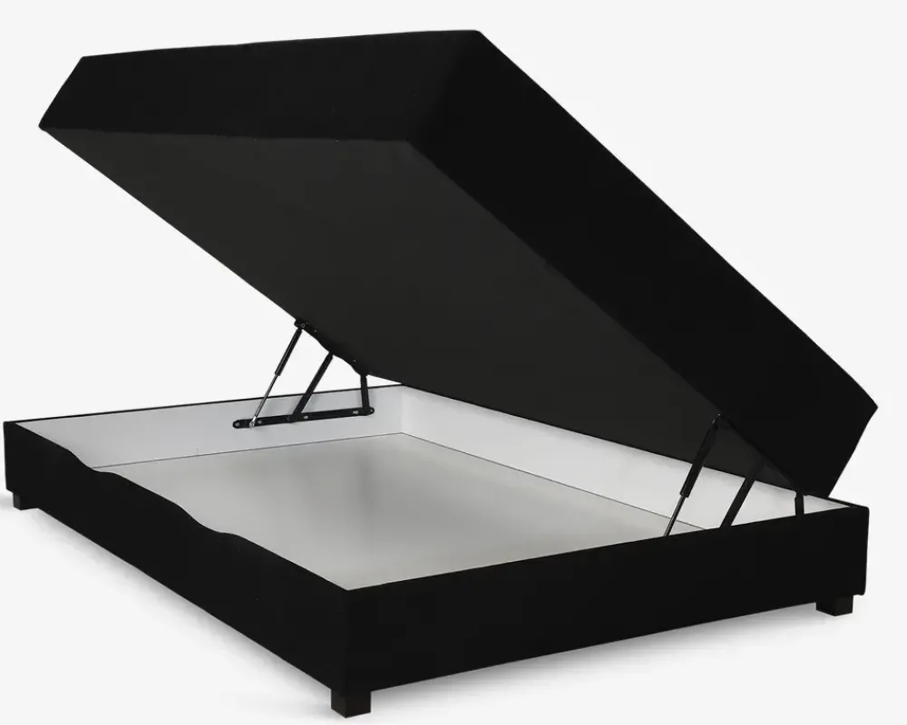 Discount Daells Bolighus Boxmadras med magasin 140 x 200 cm sort