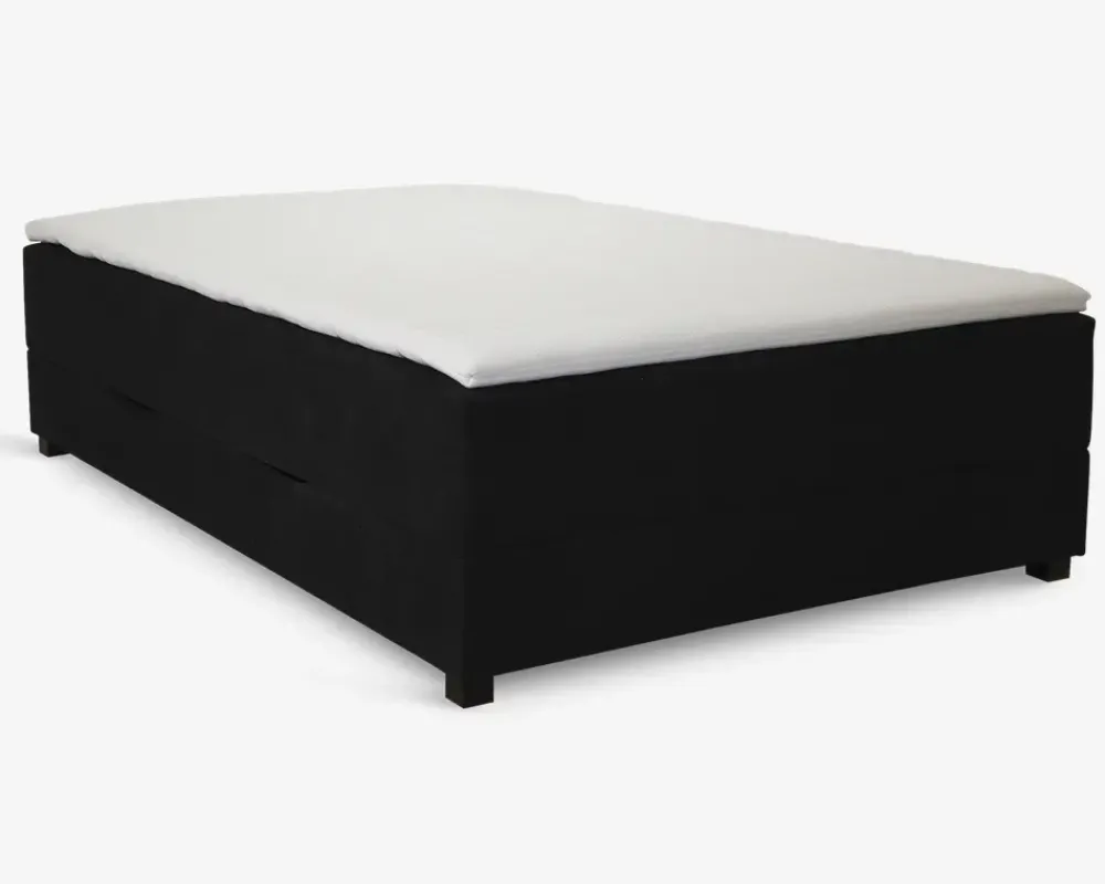 Discount Daells Bolighus Boxmadras med magasin 140 x 200 cm sort