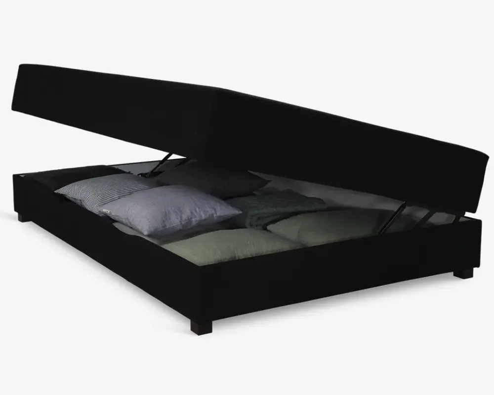 Discount Daells Bolighus Boxmadras med magasin 140 x 200 cm sort