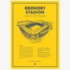 Best Daells Bolighus Brøndby stadion 50x70 cm