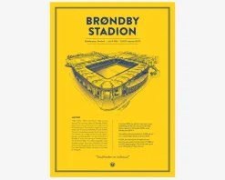 Best Daells Bolighus Brøndby stadion 50x70 cm
