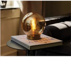 Clearance Daells Bolighus Bubbles Bordlampe Ø.18 cm Brun