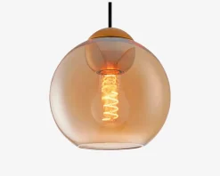 New Daells Bolighus Bubbles Pendel Ø.18 cm Amber Orange