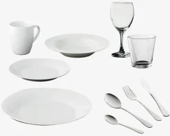 Best Daells Bolighus Cafe Stel Pakke Med 40 stk.