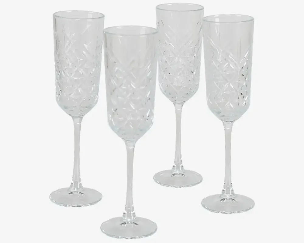 Discount Daells Bolighus Champagne Glas Timeless 4 Stk.