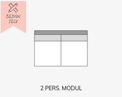 Clearance Daells Bolighus Choise Living 2 Pers. Modul Stofgr. 1