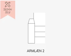 Clearance Daells Bolighus Choise Living Armlæn 2 Venstre Stofgr.1