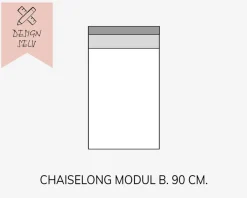 Online Daells Bolighus Choise Living Chaiselong Modul Stofgr. 1