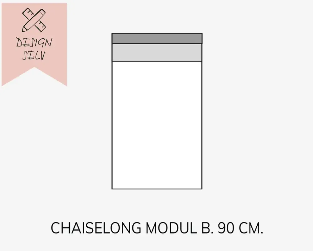 Online Daells Bolighus Choise Living Chaiselong Modul Stofgr. 1