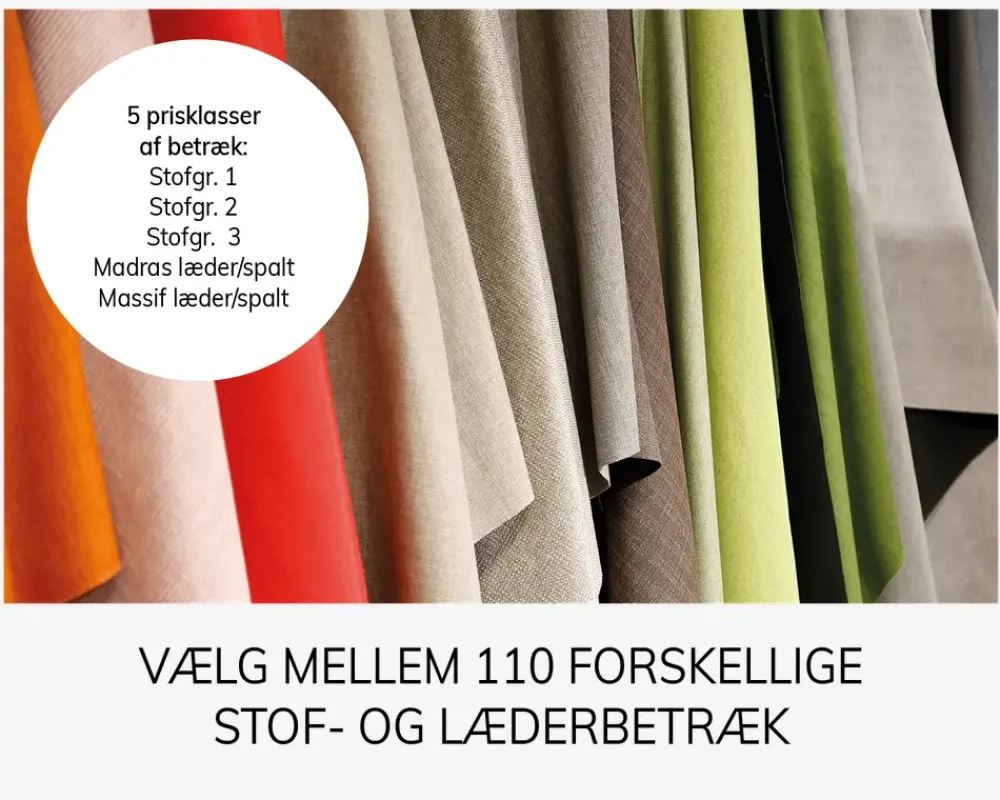 Outlet Daells Bolighus Choise Living Chaiselong Modul Stofgr. 1