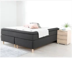 Hot Daells Bolighus Continentalseng grå 180 x 200 cm