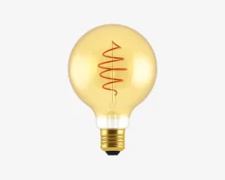 Online Daells Bolighus Deko Globepære Spiral Guldfarvet E27