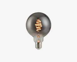 Best Daells Bolighus Deko Globepære Spiral Røgfarvet E27