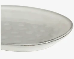 Daells Bolighus Dessert Tallerken Oval Blank Stone Grå