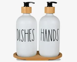 New Daells Bolighus Dispensersæt sæbe/opvask Hvid