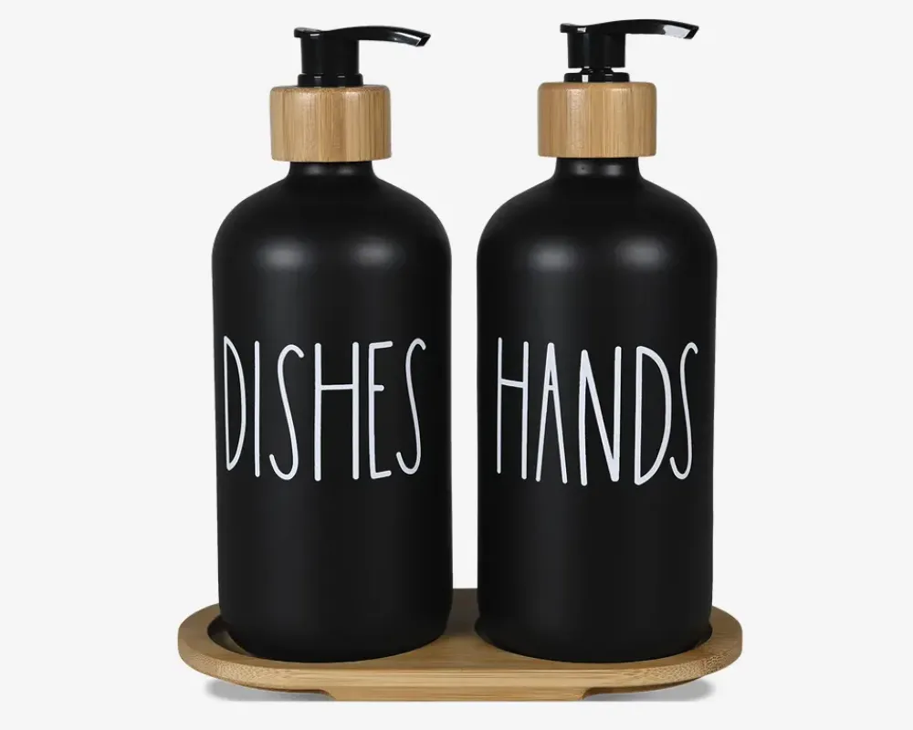 Outlet Daells Bolighus Dispensersæt sæbe/opvask Sort