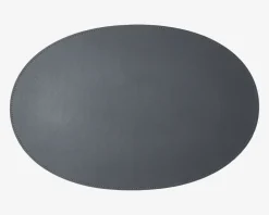 Hot Daells Bolighus Dækkeserviet Oval Lys 30x45 cm Grå