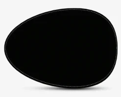 Online Daells Bolighus Dækkeserviet oval pu 42x33 cm Sort