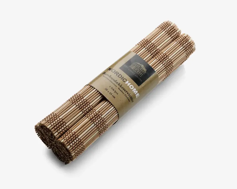 Outlet Daells Bolighus Dækkeservietter sæt 4 stk. bambus