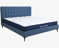 Outlet Daells Bolighus Dobbeltseng i blå 180 x 200 cm