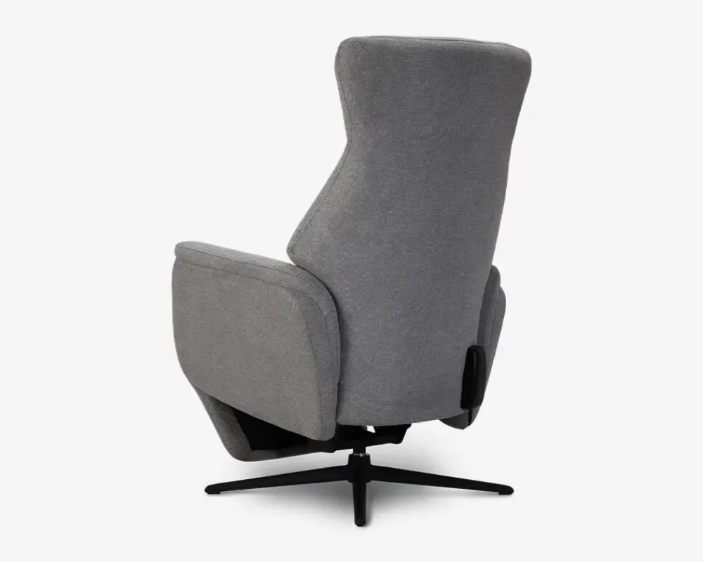 Outlet Daells Bolighus Drejestol m/Indbygget Fodskammel Grå