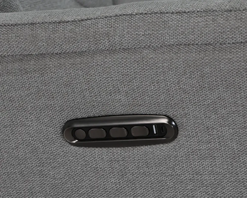 Outlet Daells Bolighus Drejestol m/Indbygget Fodskammel Grå