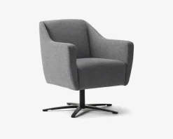 New Daells Bolighus Drejestol Rate stof grå