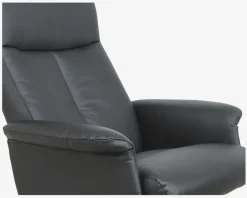 Discount Daells Bolighus Drejestol Sit-Well 1 Sort Læder