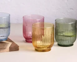Online Daells Bolighus Drikkeglas farvet 33cl 4 stk. Multi