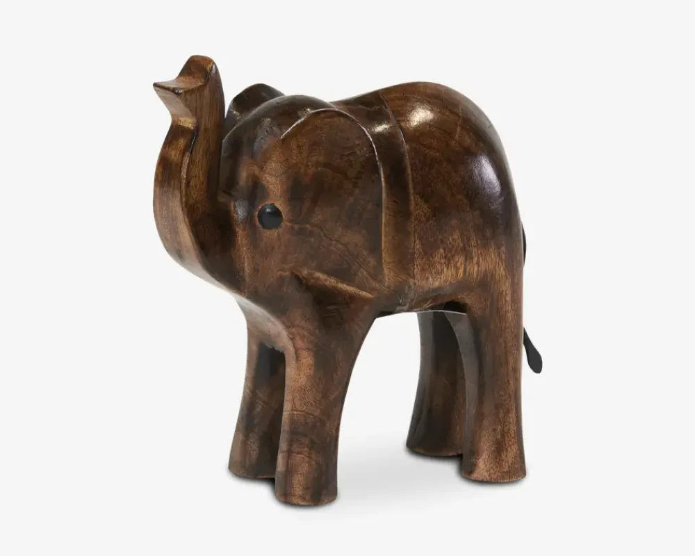 Hot Daells Bolighus Elefant Træ 17x7x17 cm