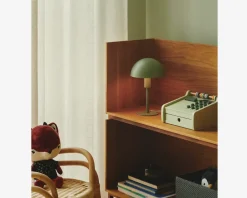 New Daells Bolighus Ellen mini bordlampe støvet H.25 cm Grøn