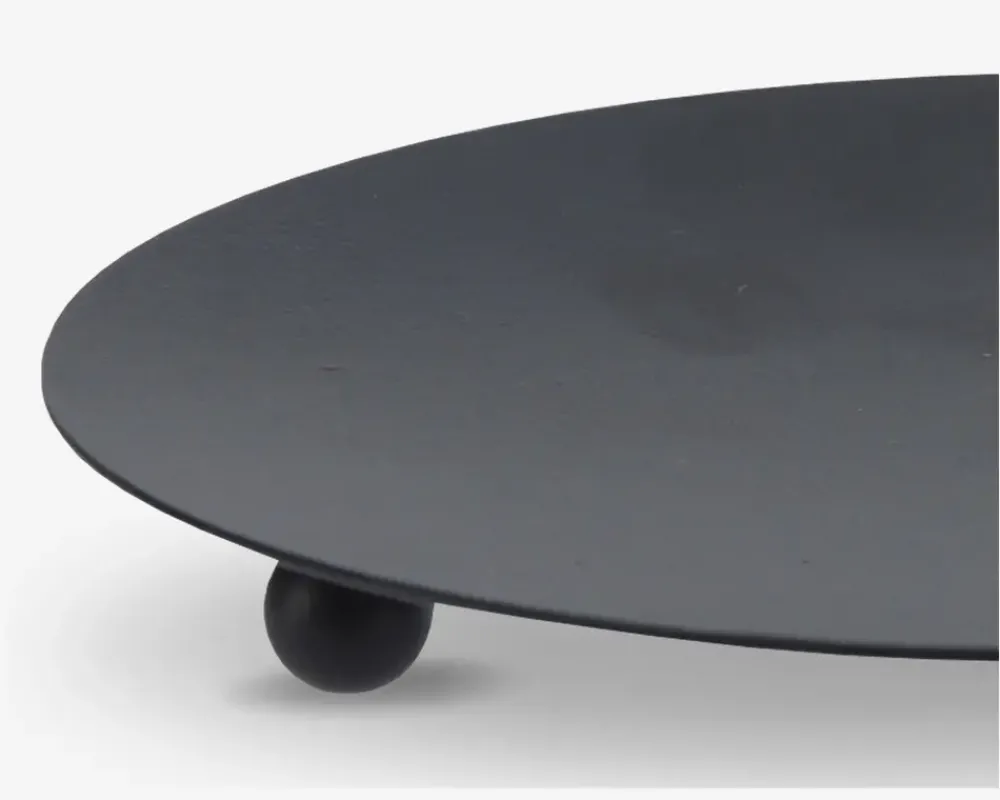 Best Daells Bolighus Fad Mat Sort Ø 8,5