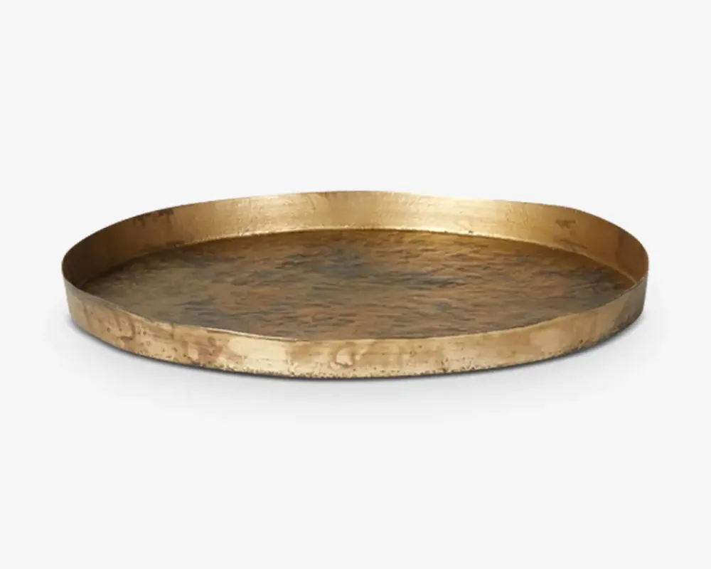 Outlet Daells Bolighus Fad Metal Guld Ø.21 H.1,5 cm