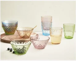 Online Daells Bolighus Farvede Glas Mosaic 4pk 34cl